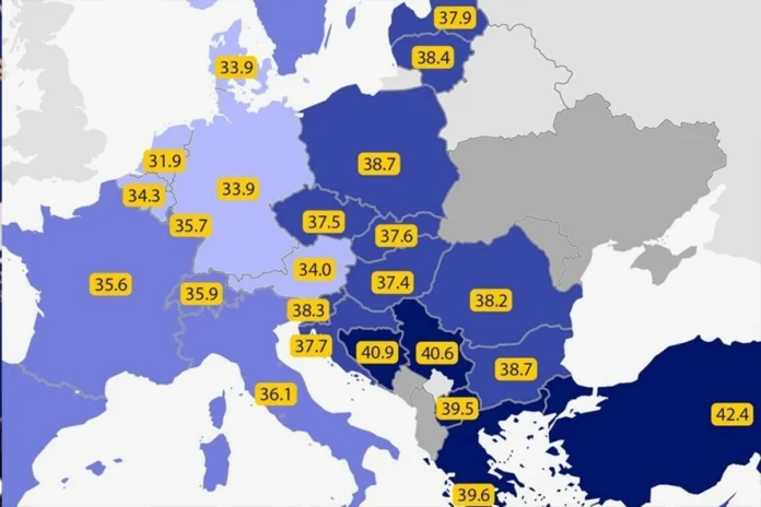 Foto: Screenshot/Eurostat | Statistika ottkriva velike razlike